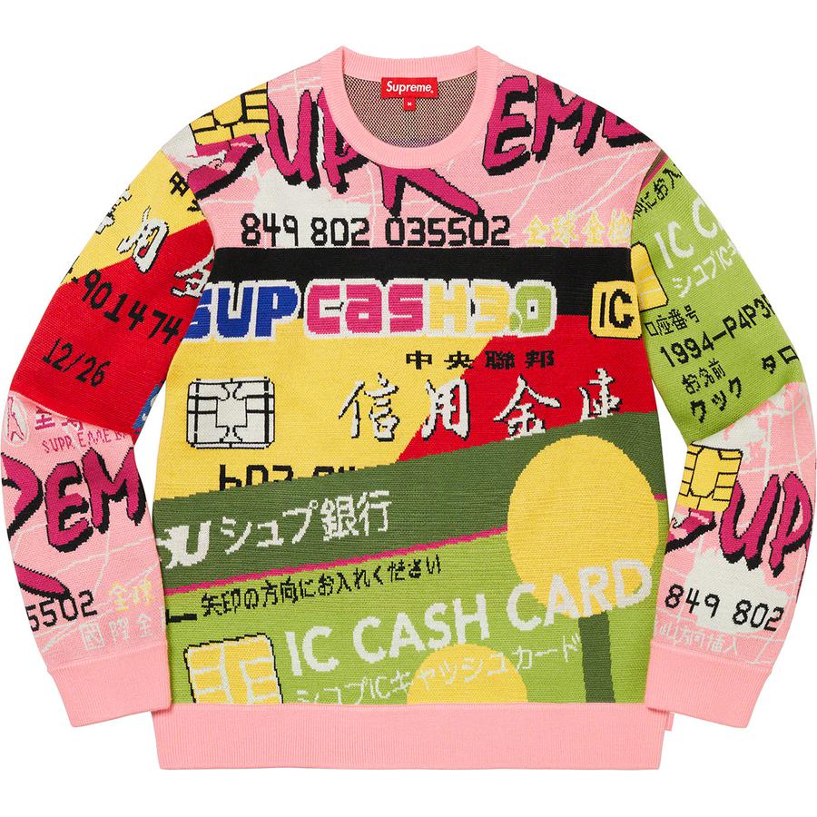 Supreme Credit Cards Sweater (SS22) - $198