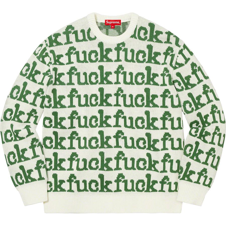 Supreme Fuck Sweater (SS22) - $158