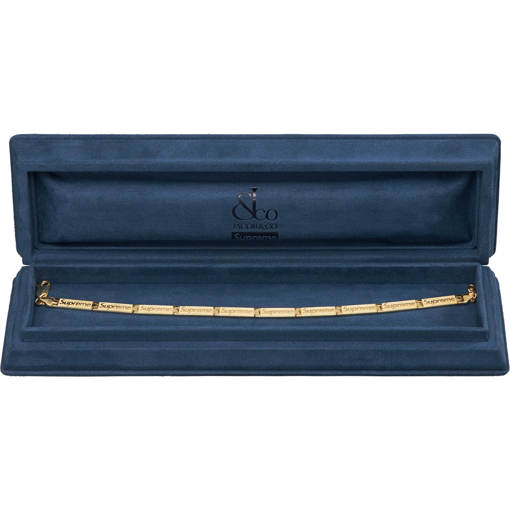 Supreme Supreme Jacob & Co Logo Link Bracelet (14k Gold) (SS23) - $2998
