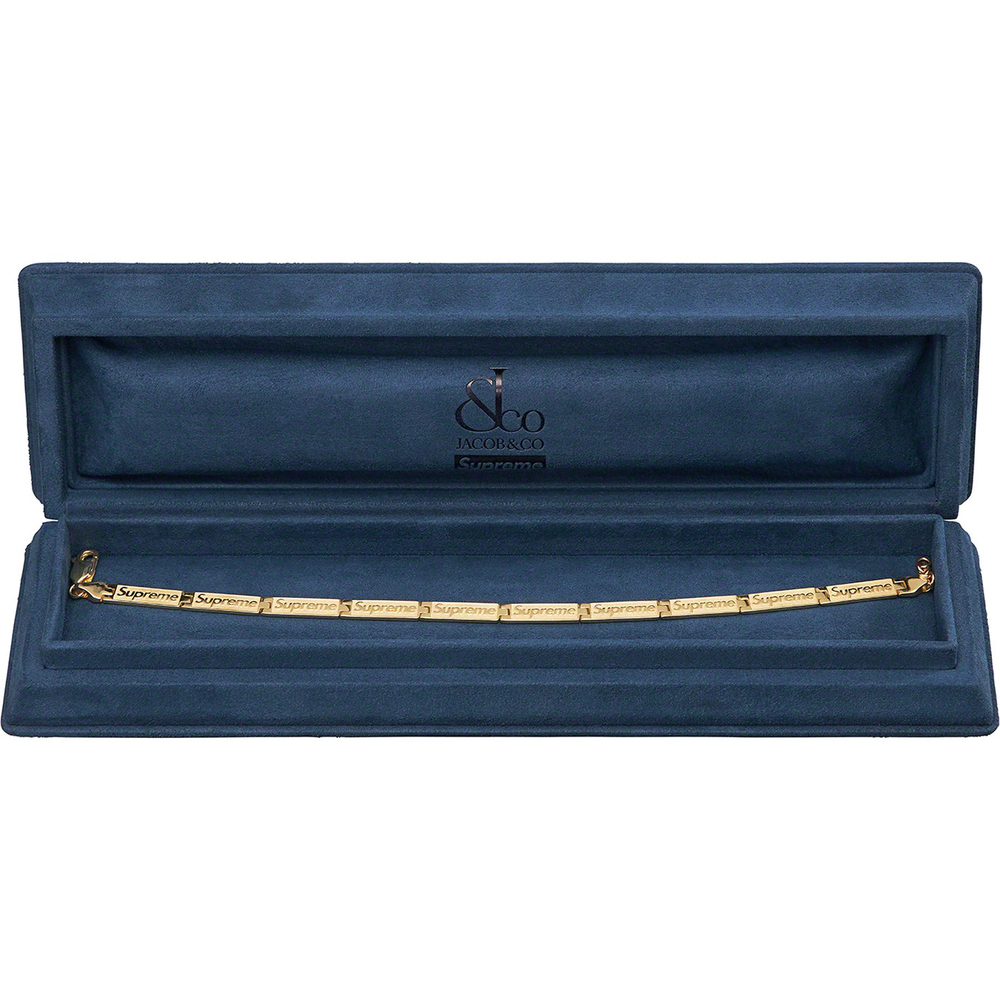 Supreme Supreme Jacob & Co Logo Link Bracelet (14k Gold) (SS23) - [hidden] - $2998