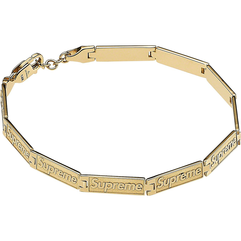 Supreme Supreme Jacob & Co Logo Link Bracelet (14k Gold) (SS23) - [hidden] - $2998