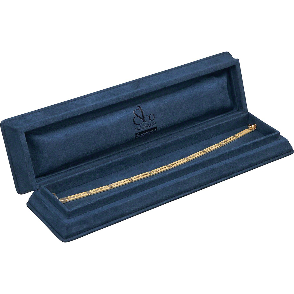 Supreme Supreme Jacob & Co Logo Link Bracelet (14k Gold) (SS23) - [hidden] - $2998