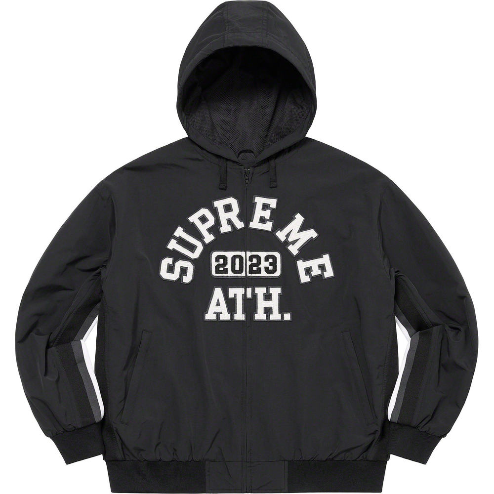 Supreme Appliqué Hooded Track Jacket (SS23) - $178