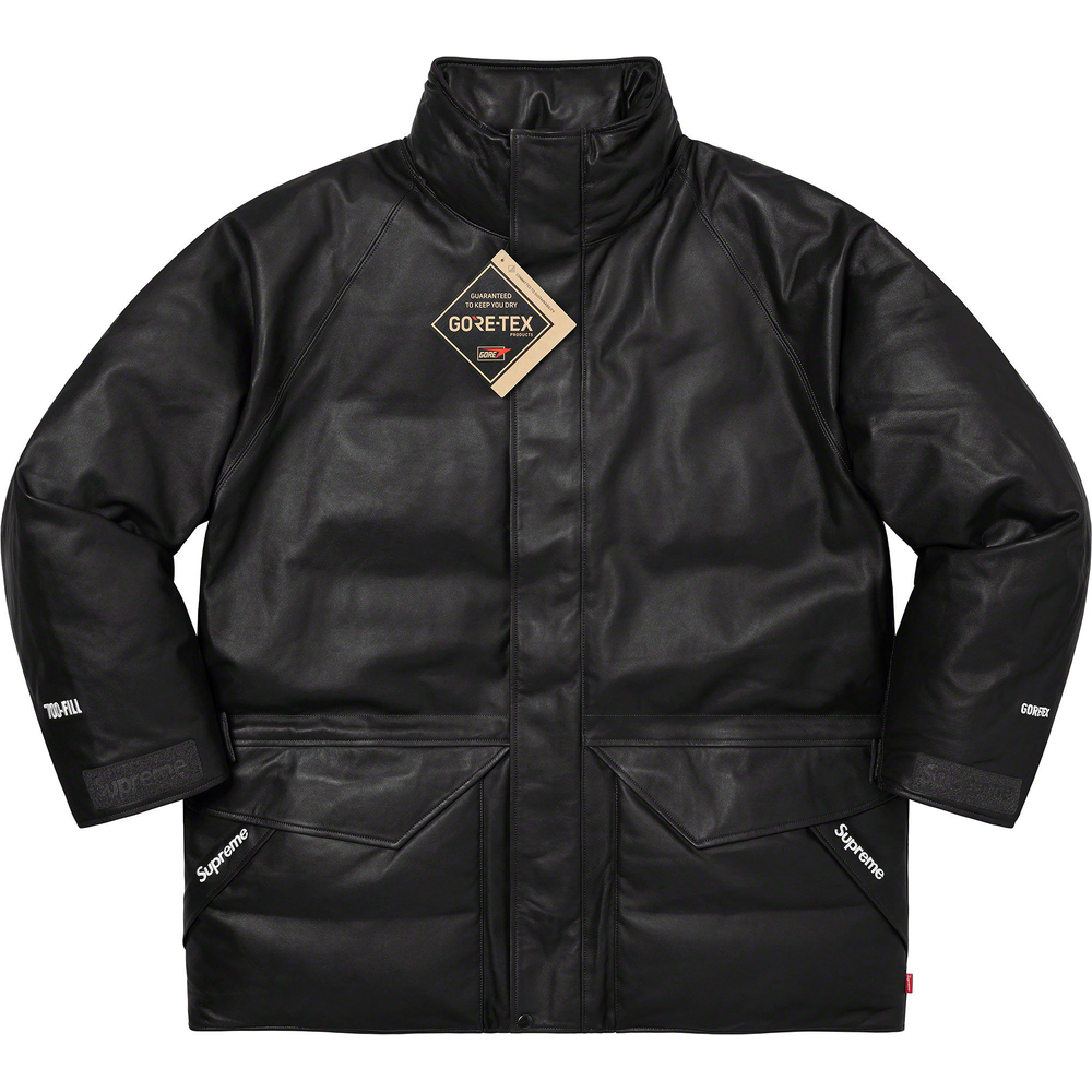 Supreme GORE-TEX Leather 700-Fill Down Parka (SS23) - $1198