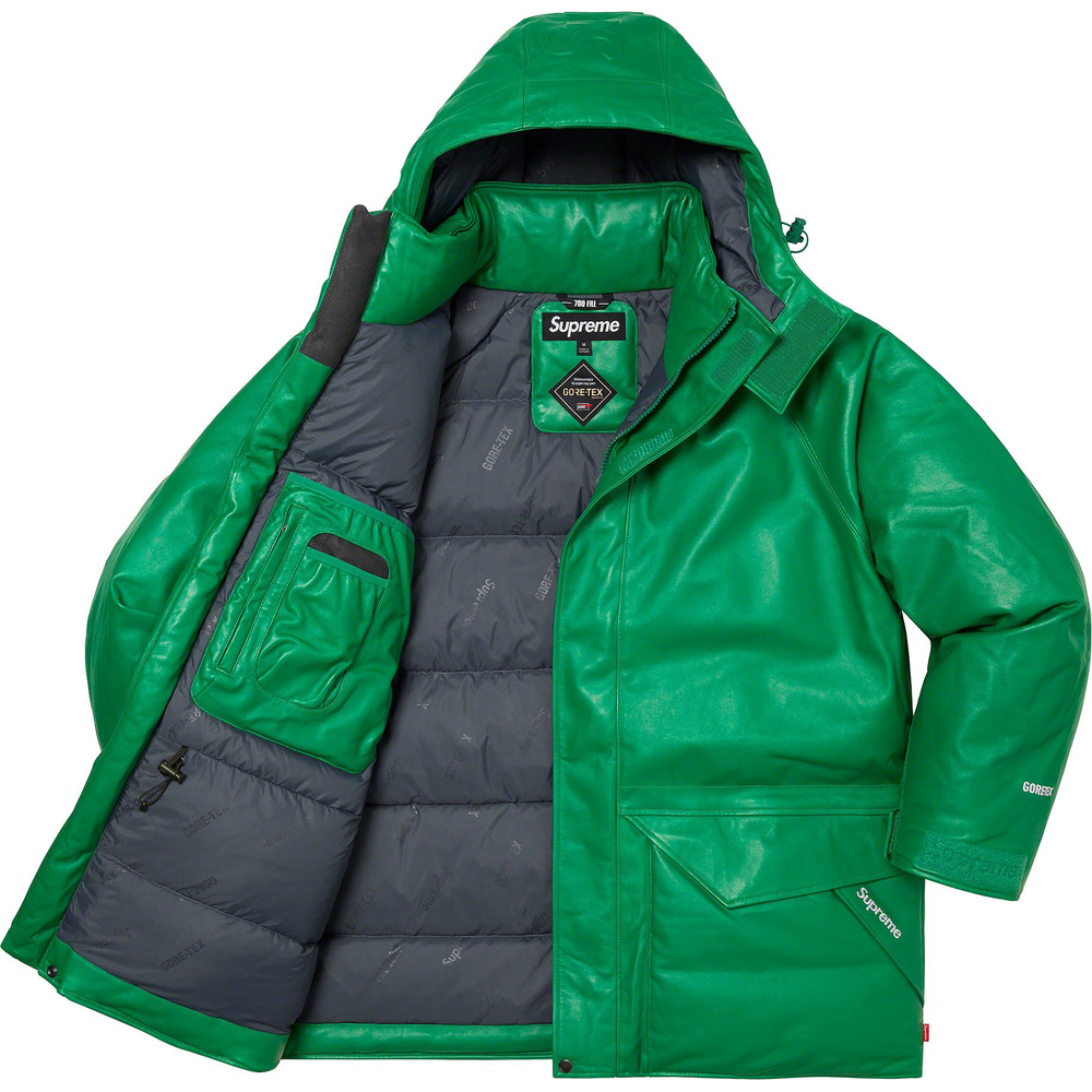 Supreme GORE-TEX Leather 700-Fill Down Parka (SS23) - $1198