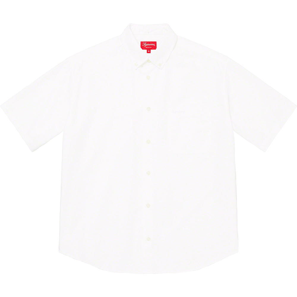 Supreme Loose Fit S S Oxford Shirt (SS23) - [hidden] - $128