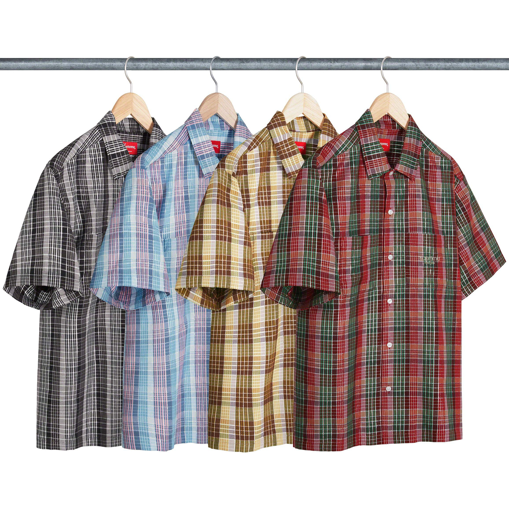 Supreme Metallic Plaid S S Shirt (SS23) - $128