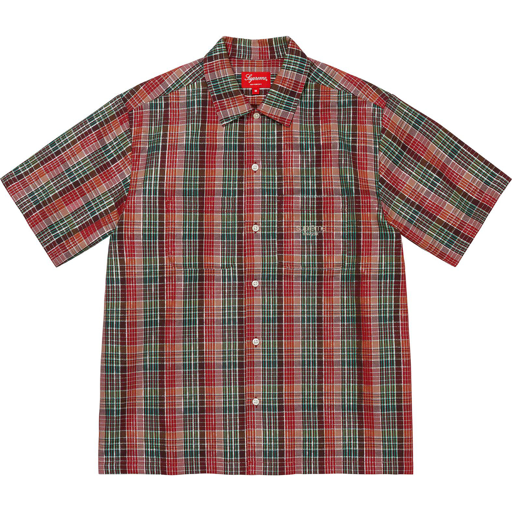 Supreme Metallic Plaid S S Shirt (SS23) - [hidden] - $128