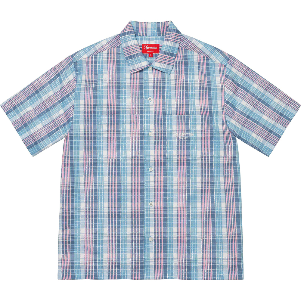 Supreme Metallic Plaid S S Shirt (SS23) - $128