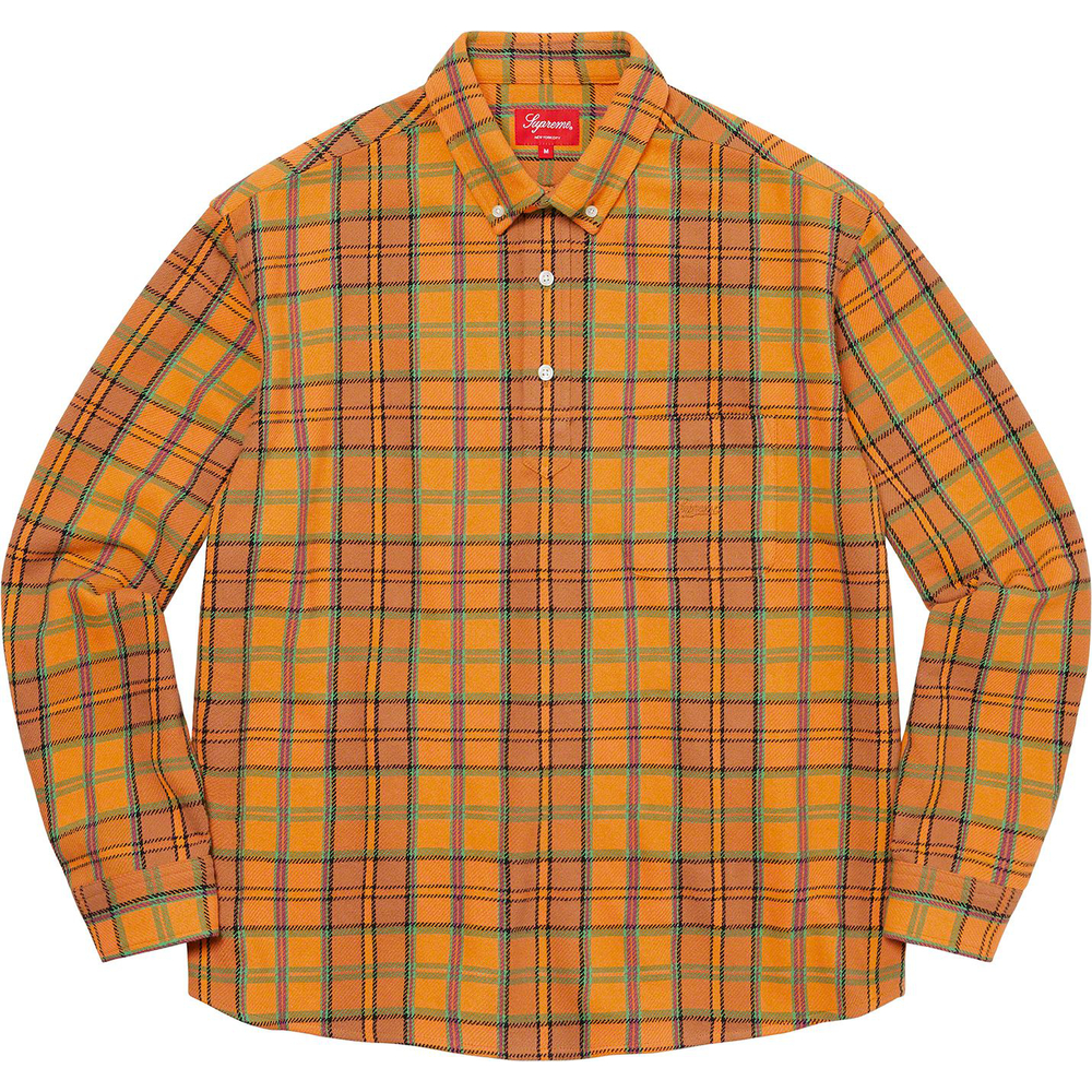 Supreme Pullover Plaid Flannel Shirt (SS23) - [hidden] - $128