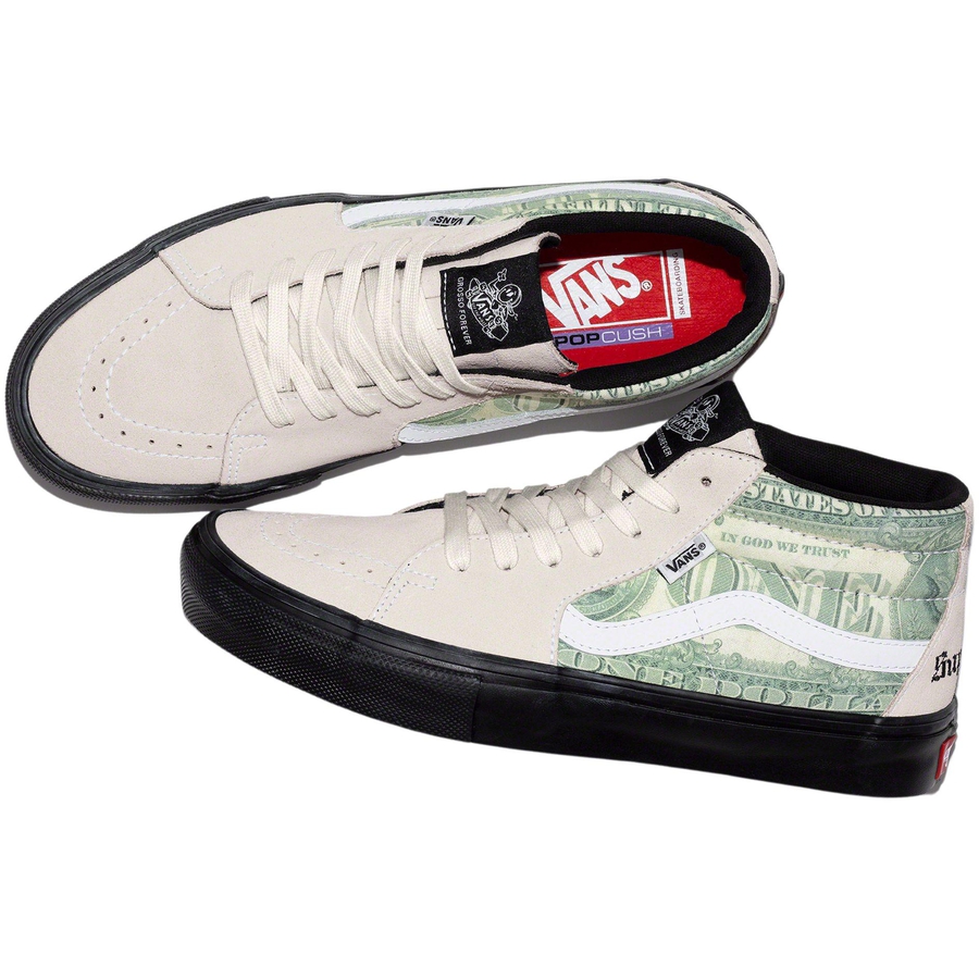 Supreme Supreme  Vans Dollar Skate Grosso Mid (SS23) - $110