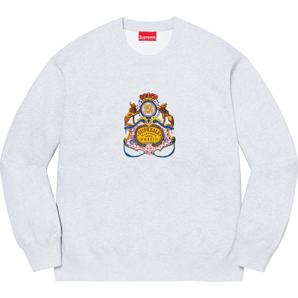 Supreme Crest Crewneck (SS23) - $158