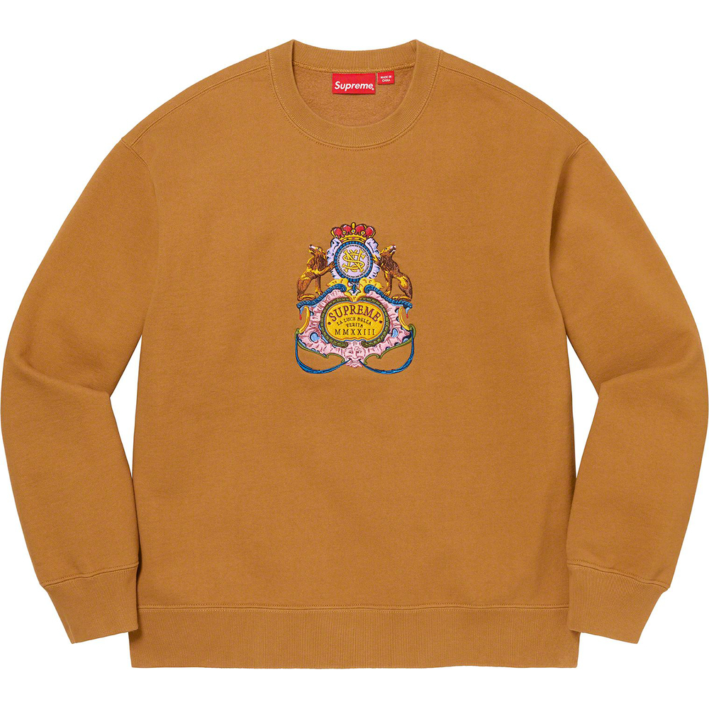 Supreme Crest Crewneck (SS23) - [hidden] - $158