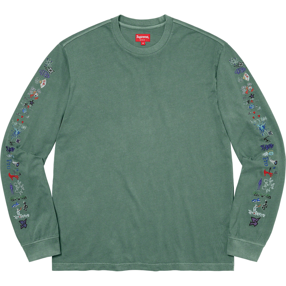 Supreme AOI Icons L S Top (SS23) - $98