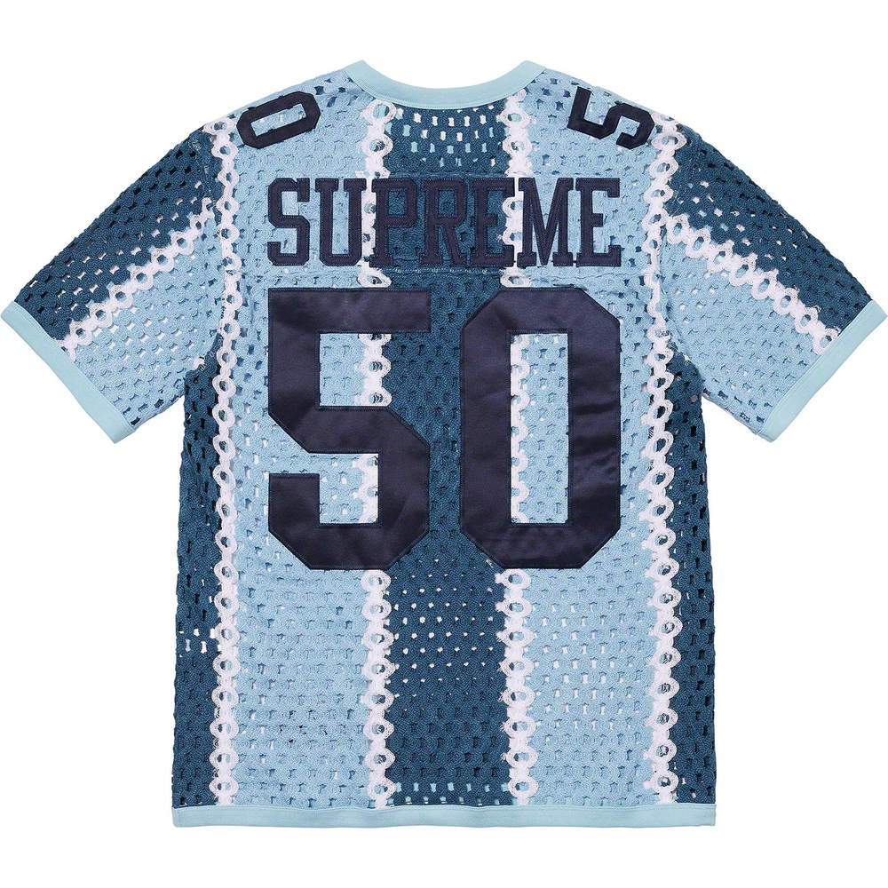 Supreme Crochet Football Jersey (SS23) - [hidden] - $148
