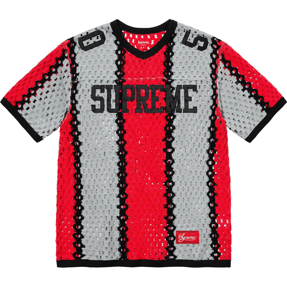 Supreme Crochet Football Jersey (SS23) - [hidden] - $148