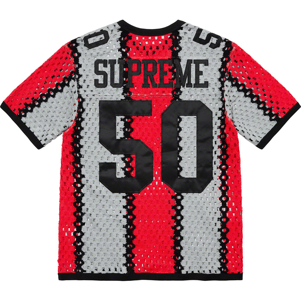 Supreme Crochet Football Jersey (SS23) - [hidden] - $148