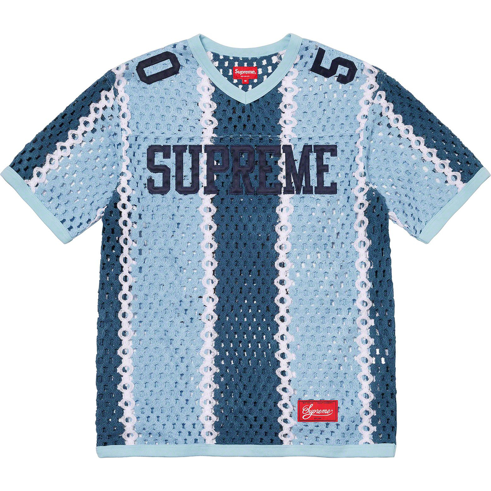 Supreme Crochet Football Jersey (SS23) - [hidden] - $148