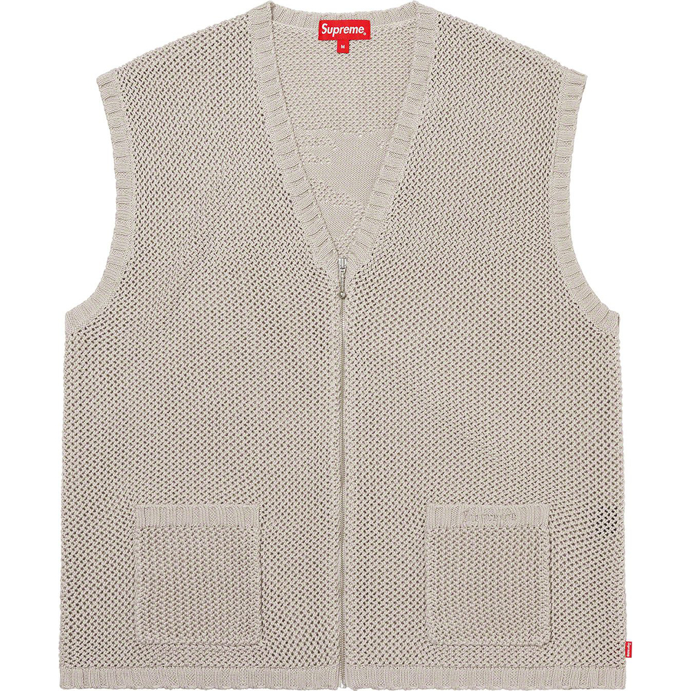 Supreme Dragon Zip Up Sweater Vest (SS23) - $138