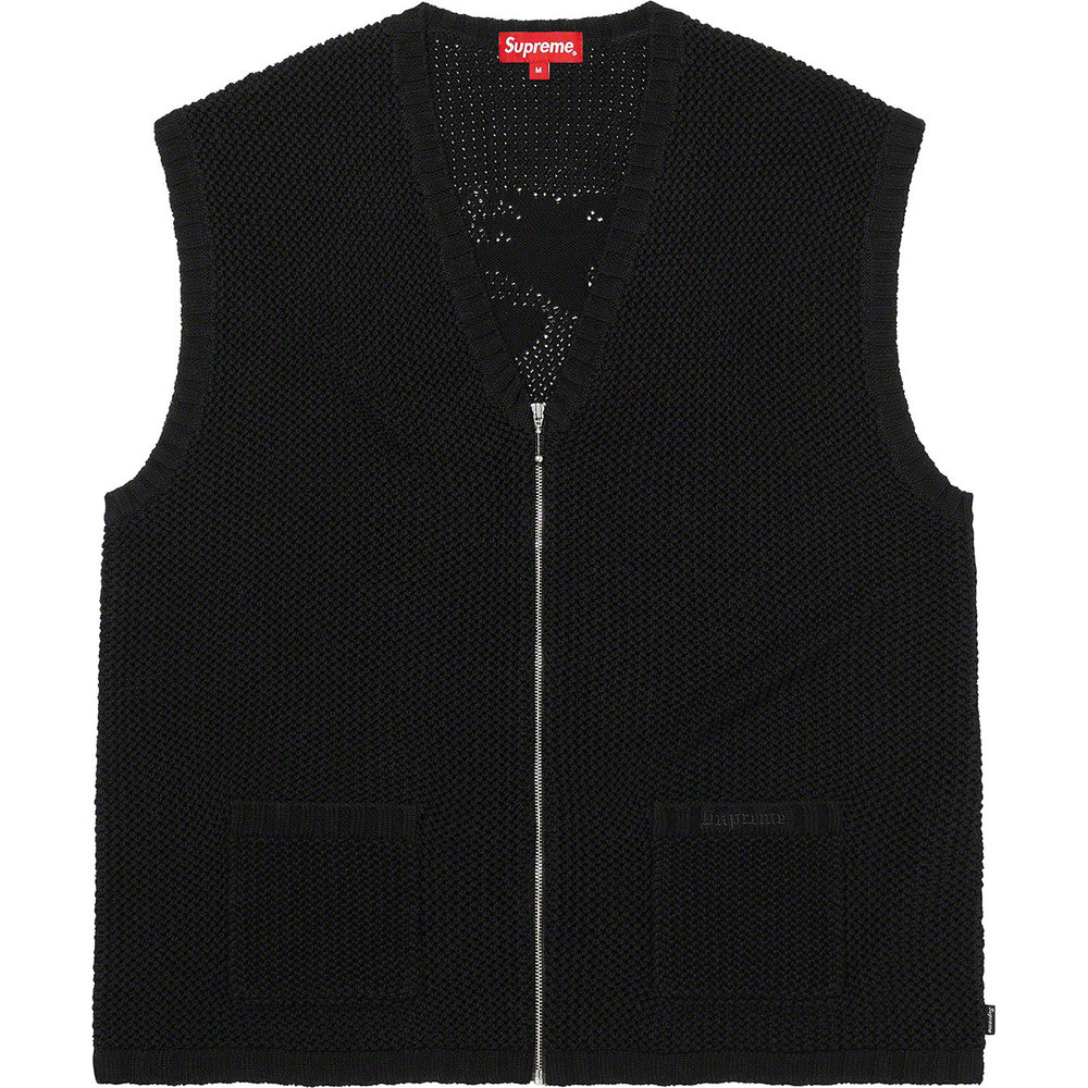 Supreme Dragon Zip Up Sweater Vest (SS23) - $138