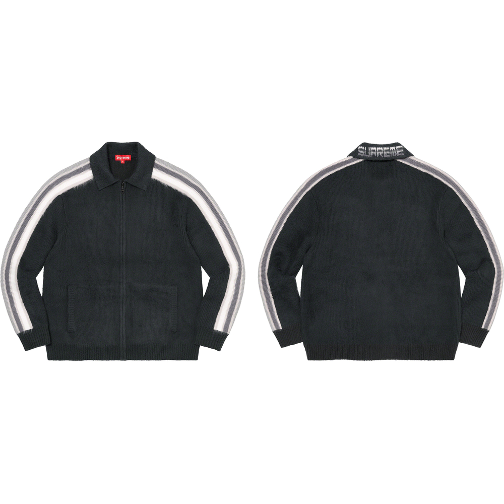 Supreme Sleeve Stripe Zip Up Sweater (SS23) - [hidden] - $188