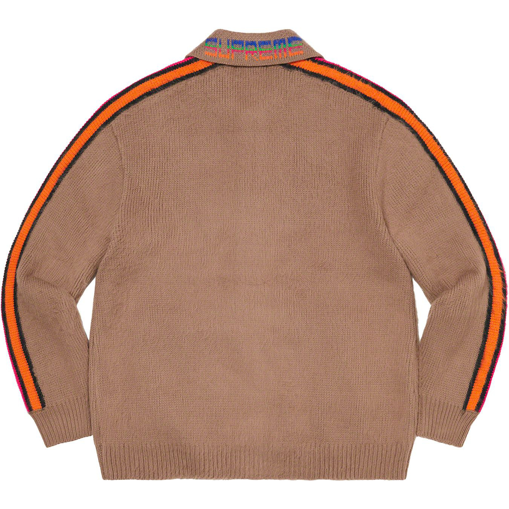 Supreme Sleeve Stripe Zip Up Sweater (SS23) - [hidden] - $188