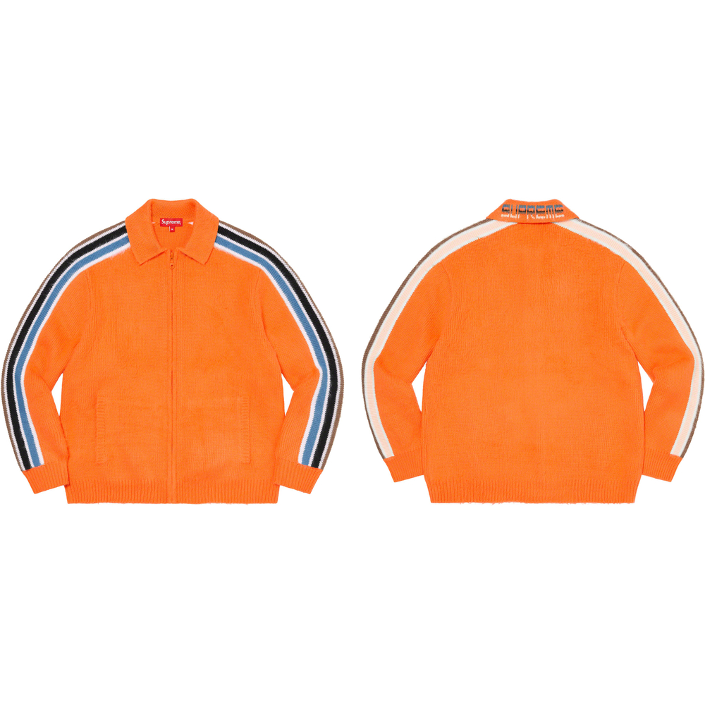 Supreme Sleeve Stripe Zip Up Sweater (SS23) - [hidden] - $188
