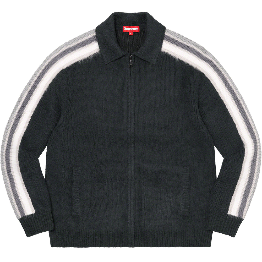 Supreme Sleeve Stripe Zip Up Sweater (SS23) - $188