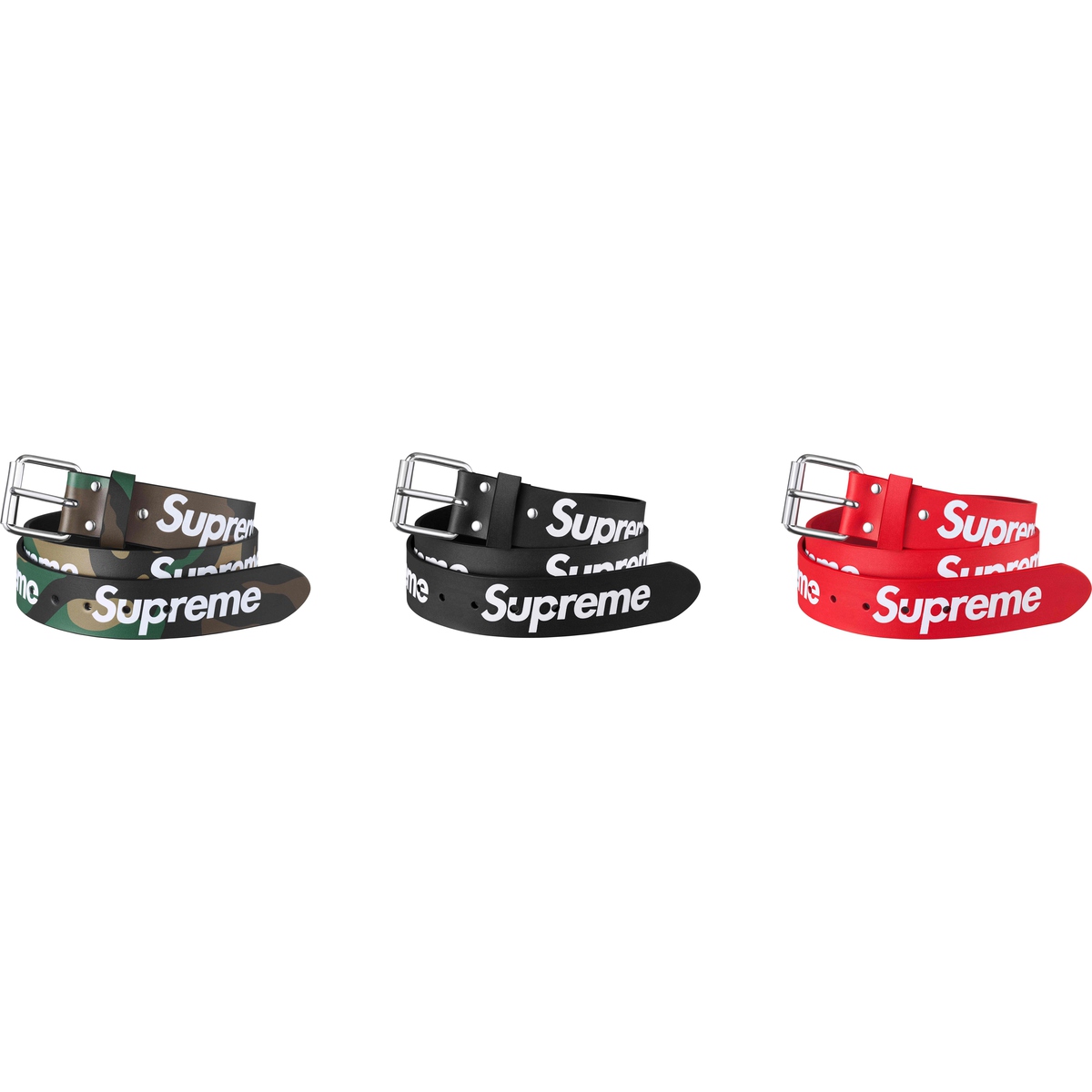 Supreme Repeat Leather Belt (SS24) - $148