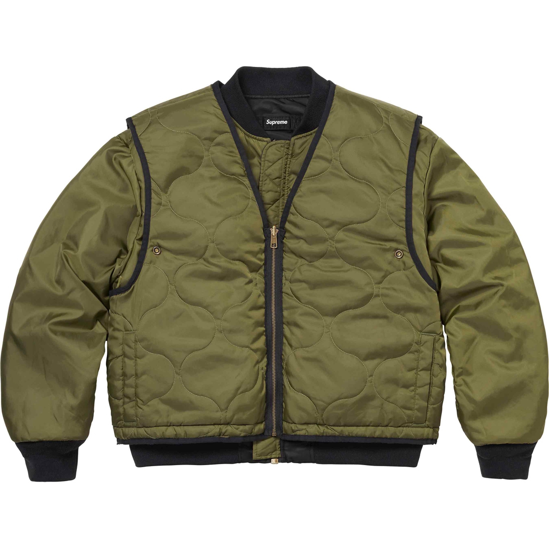 Supreme 2-in-1 MA-1 + Vest (SS24) - Black - $448