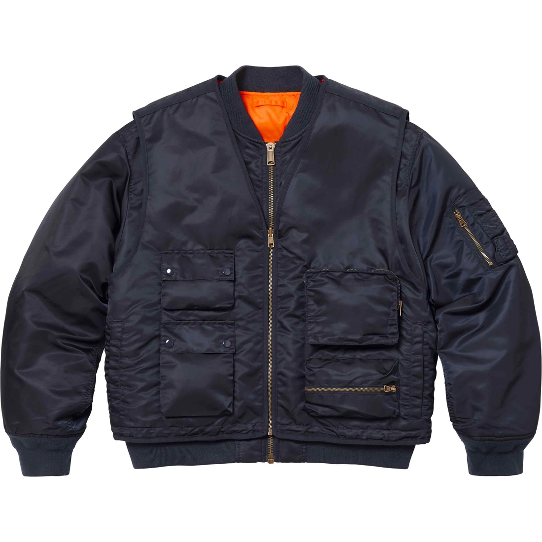 Supreme 2-in-1 MA-1 + Vest (SS24) - Navy - $448