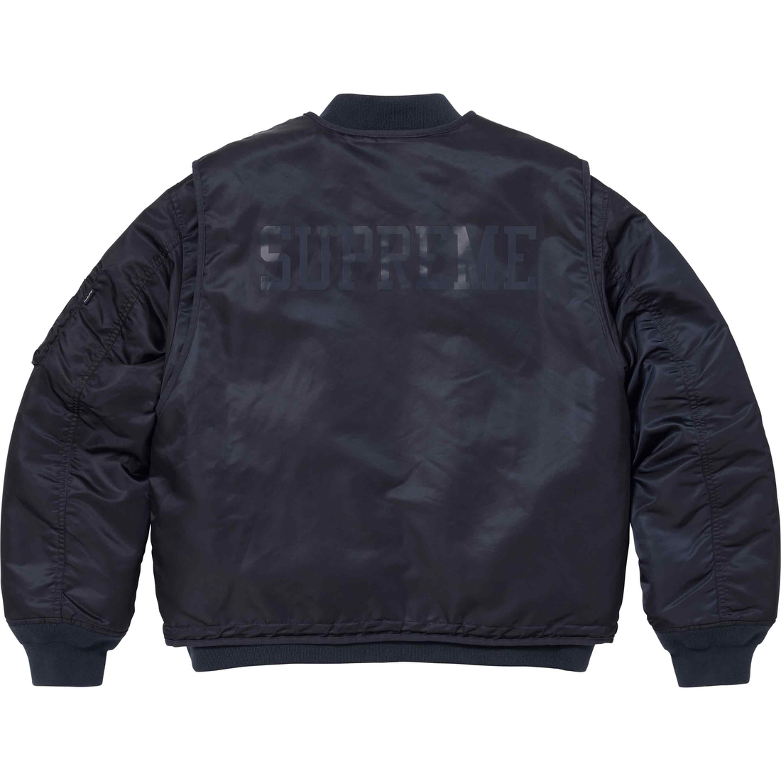 Supreme 2-in-1 MA-1 + Vest (SS24) - Navy - $448