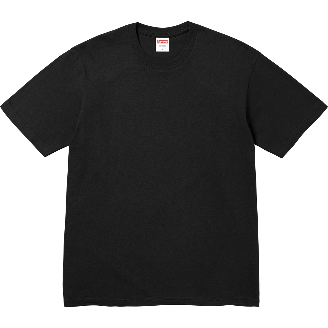 Supreme Backwards Tee (SS24) - Black - $40