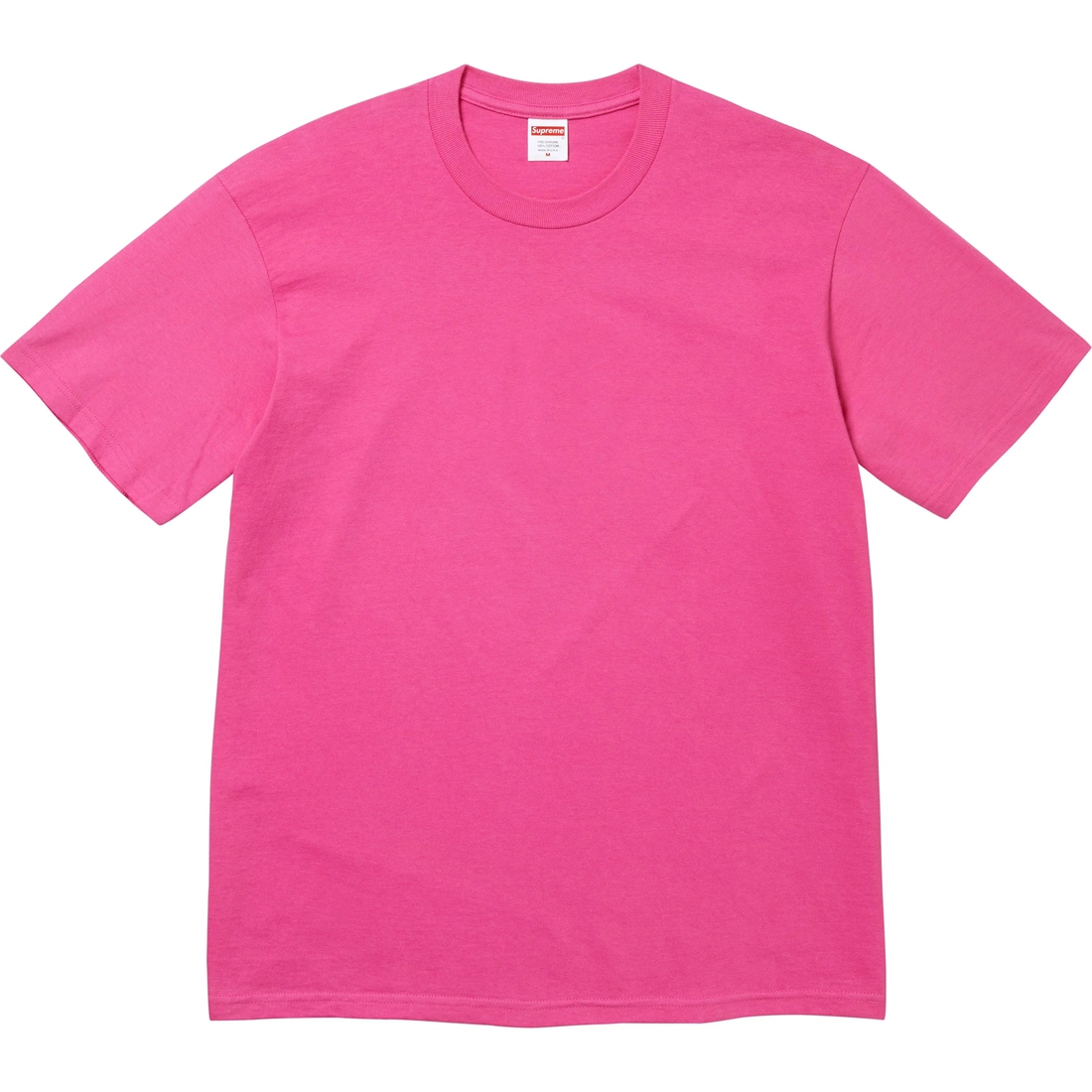 Supreme Backwards Tee (SS24) - Fuchsia - $40