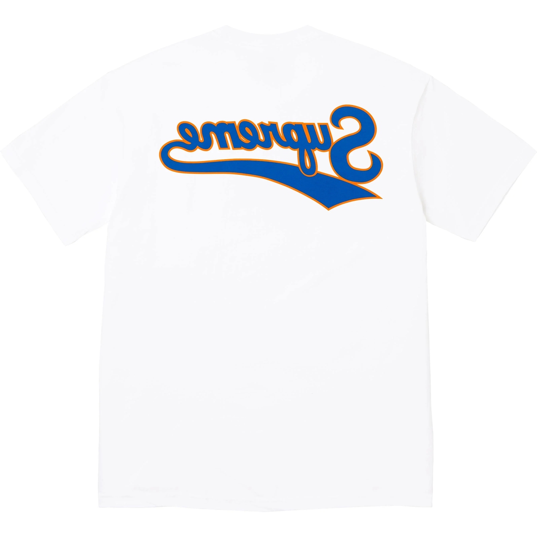 Supreme Backwards Tee (SS24) - White - $40