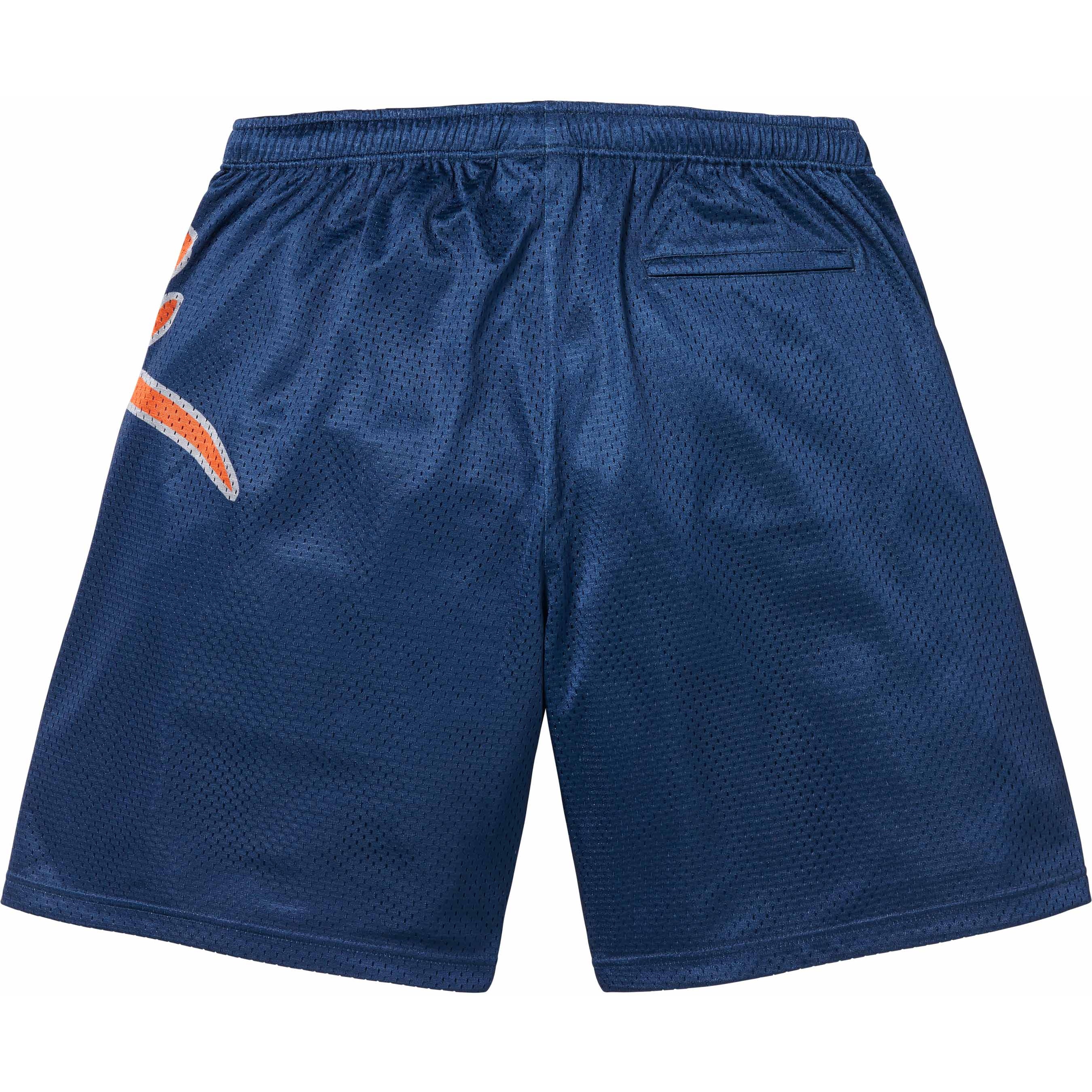 Supreme Big Script Mesh Short (SS24) - Navy - $110