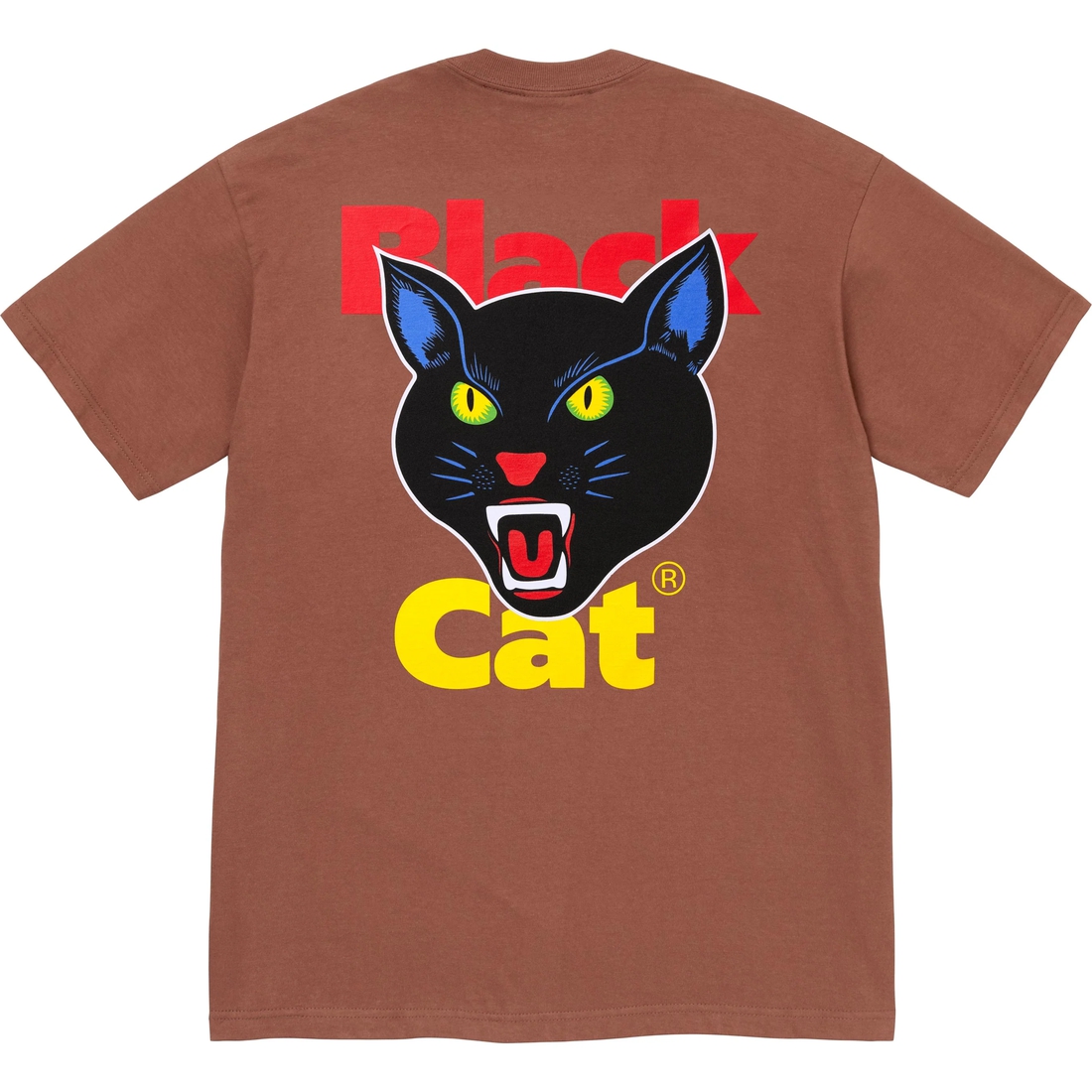 Supreme Black Cat Tee (SS24) - Brown - $44