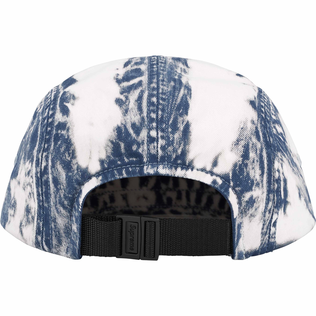 Supreme Bleached Chino Camp Cap (SS24) - Navy - $54