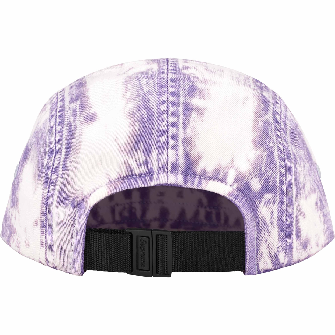 Supreme Bleached Chino Camp Cap (SS24) - Purple - $54