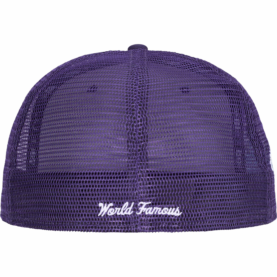 Supreme Box Logo Mesh Back New Era (SS24) - Purple - $54