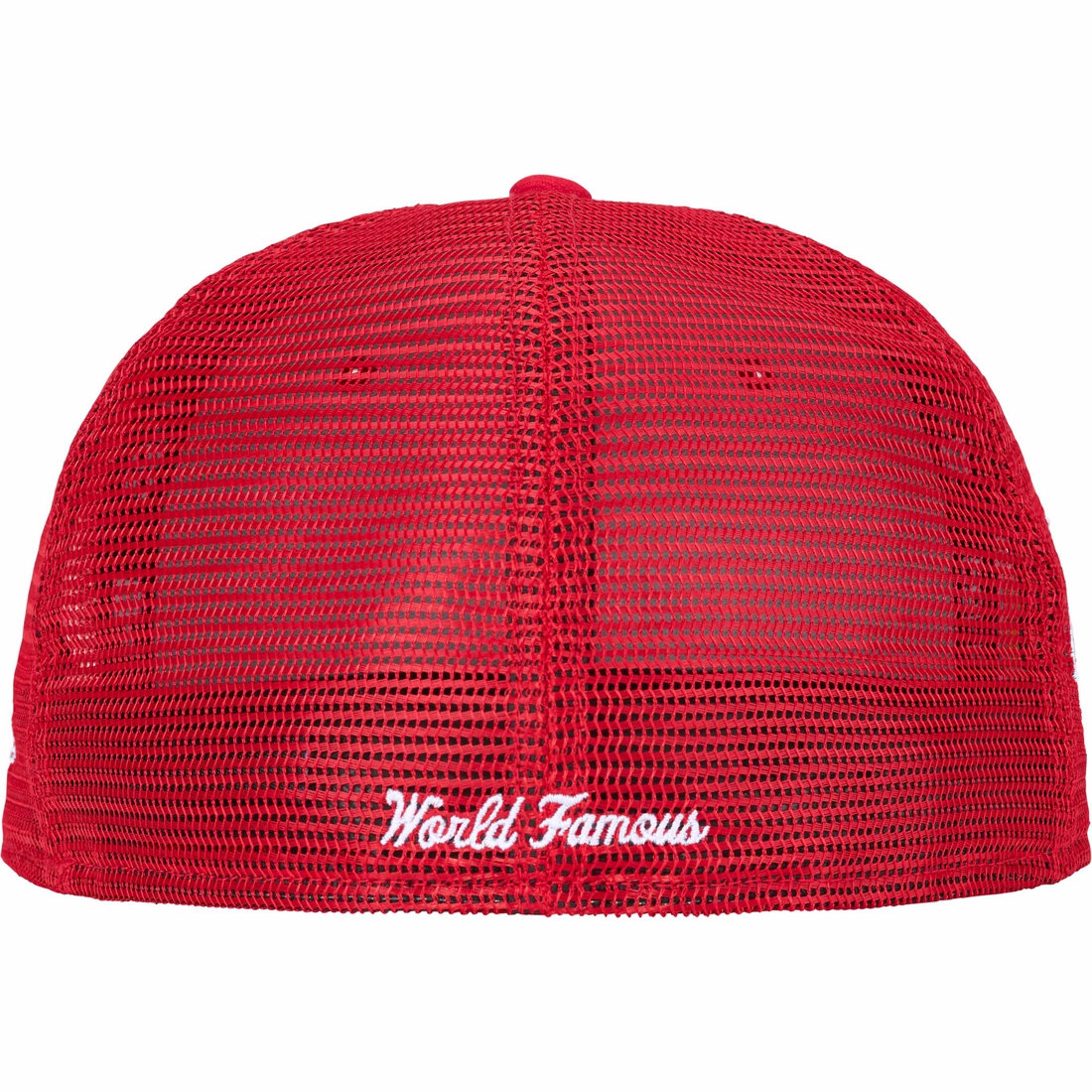 Supreme Box Logo Mesh Back New Era (SS24) - Red - $54