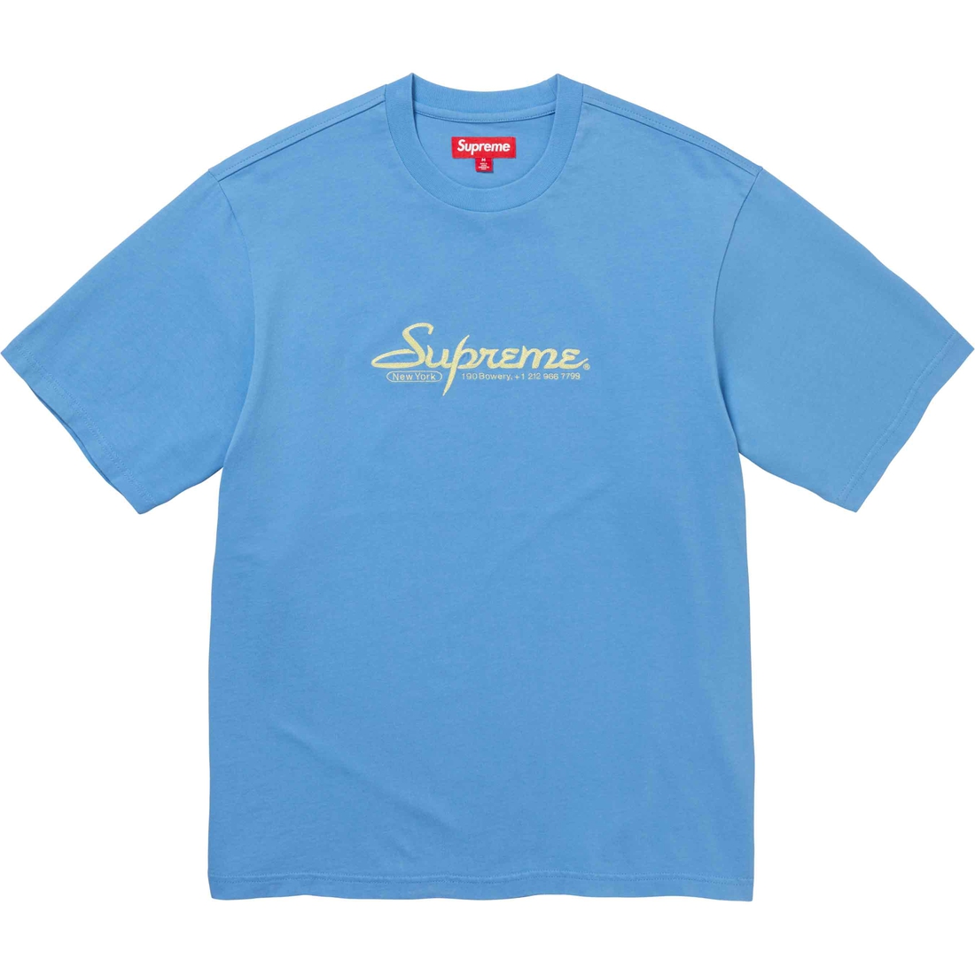 Supreme Contact S S Top (SS24) - Dusty Blue - $78