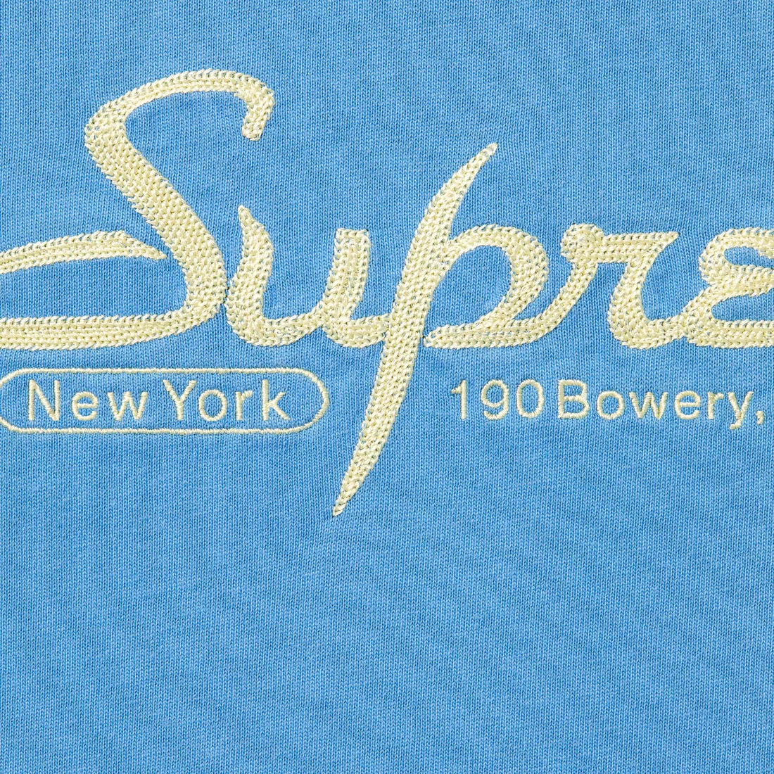 Supreme Contact S S Top (SS24) - Dusty Blue - $78
