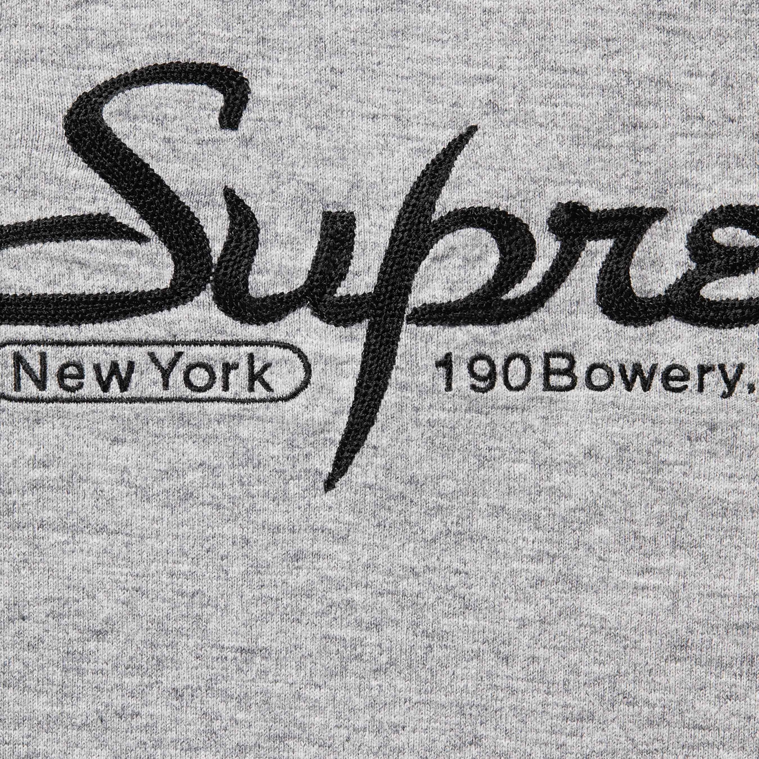 Supreme Contact S S Top (SS24) - Heather Grey - $78