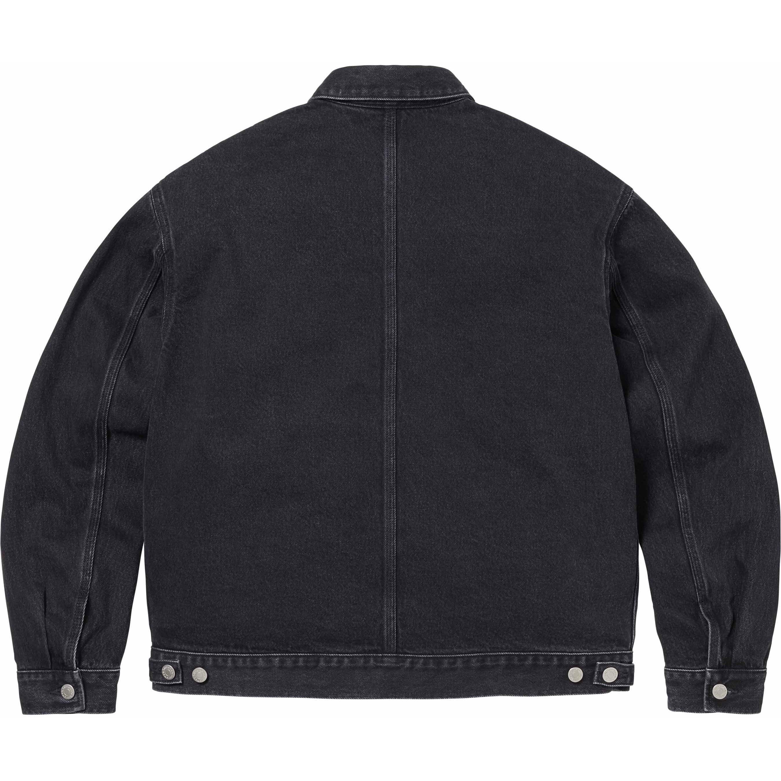 Supreme Denim Chore Trucker Jacket (SS24) - Black - $228