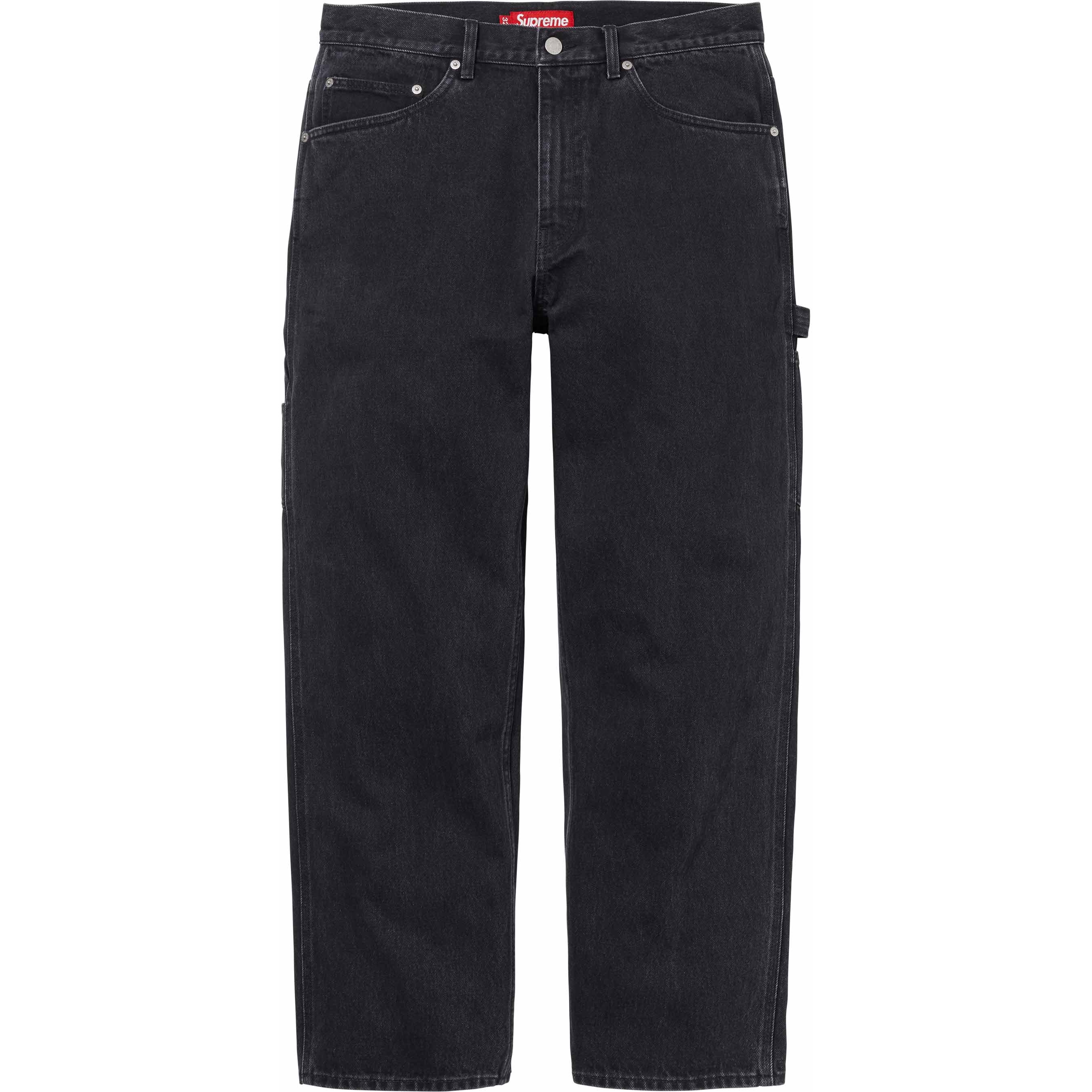 Supreme Denim Painter Pant (SS24) - Black - $178