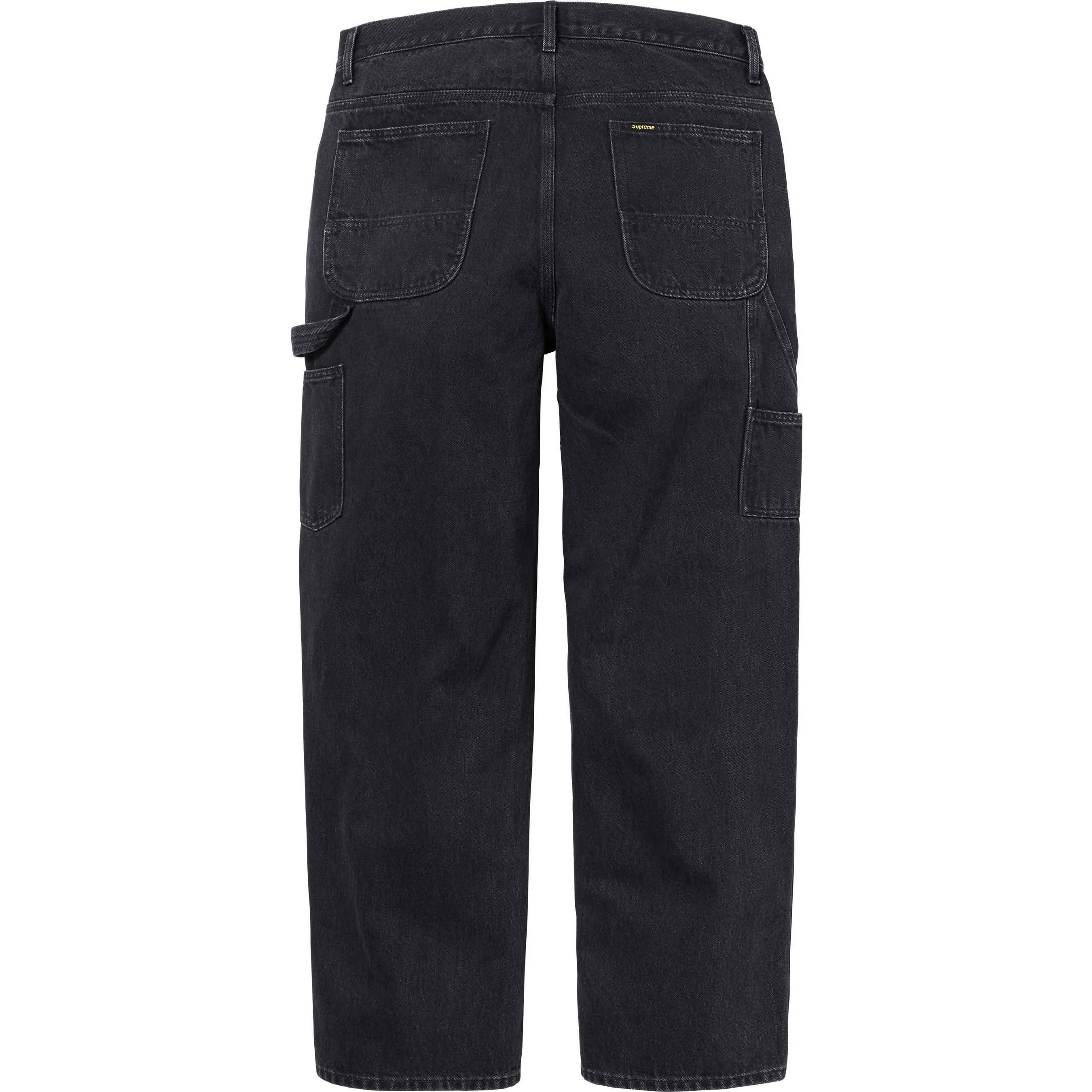 Supreme Denim Painter Pant (SS24) - Black - $178