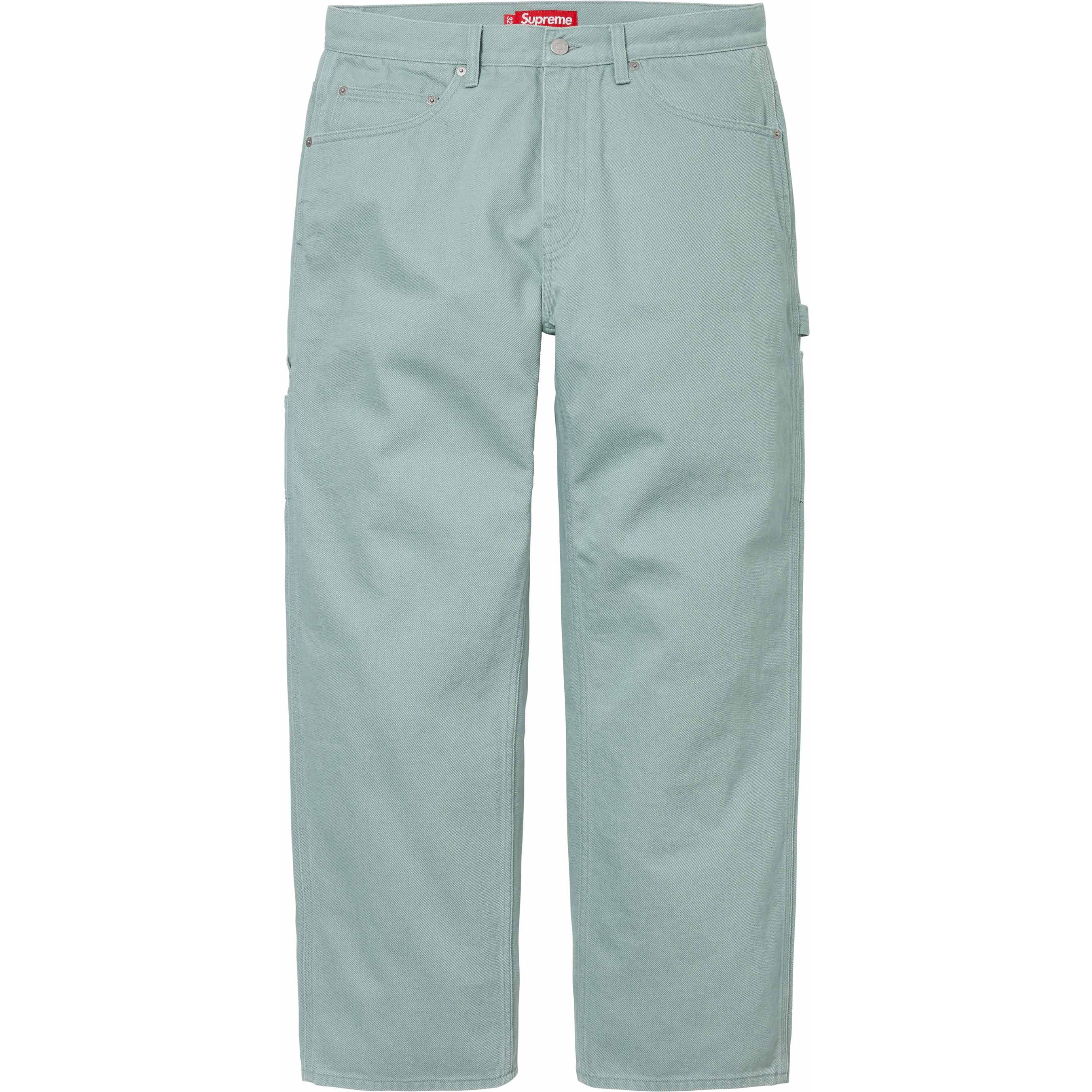 Supreme Denim Painter Pant (SS24) - Mint - $178