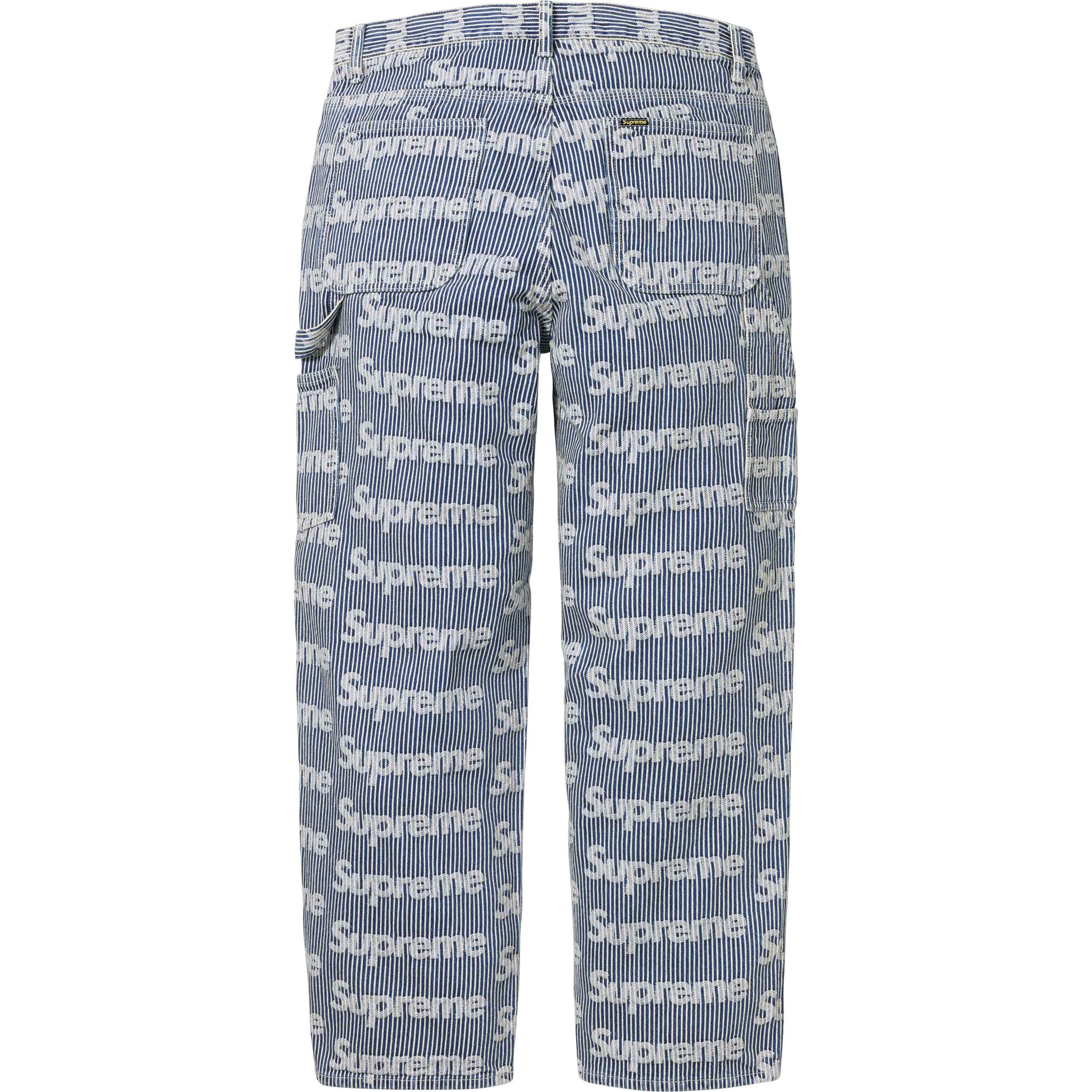 Supreme Denim Painter Pant (SS24) - Stripe - $178