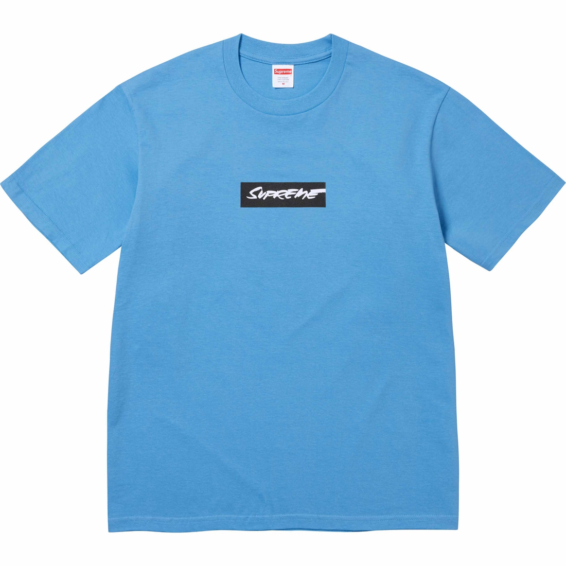 Supreme Futura Box Logo Tee (SS24) - Bright Blue - $44
